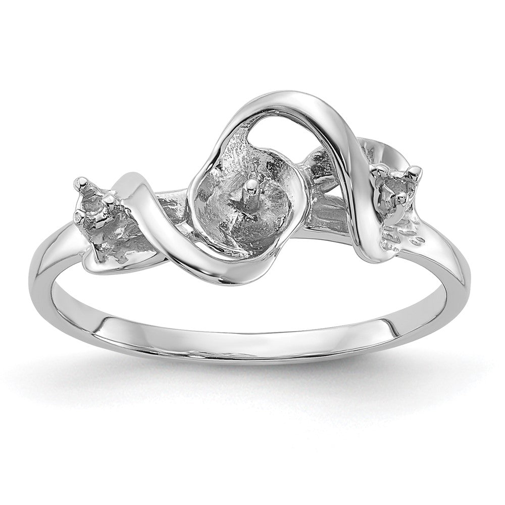Casted;Polished;14K White gold;Avail. in 10k yellow gold;Avail. in 18k yellow gold;Avail. in 14k yellow gold;Avail. in 18k white gold