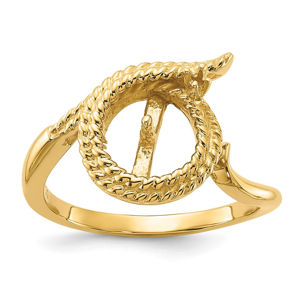 Casted;Polished;14k Yellow gold;Avail. in 10k yellow gold;Avail. in 18k yellow gold;Avail. in 18k white gold