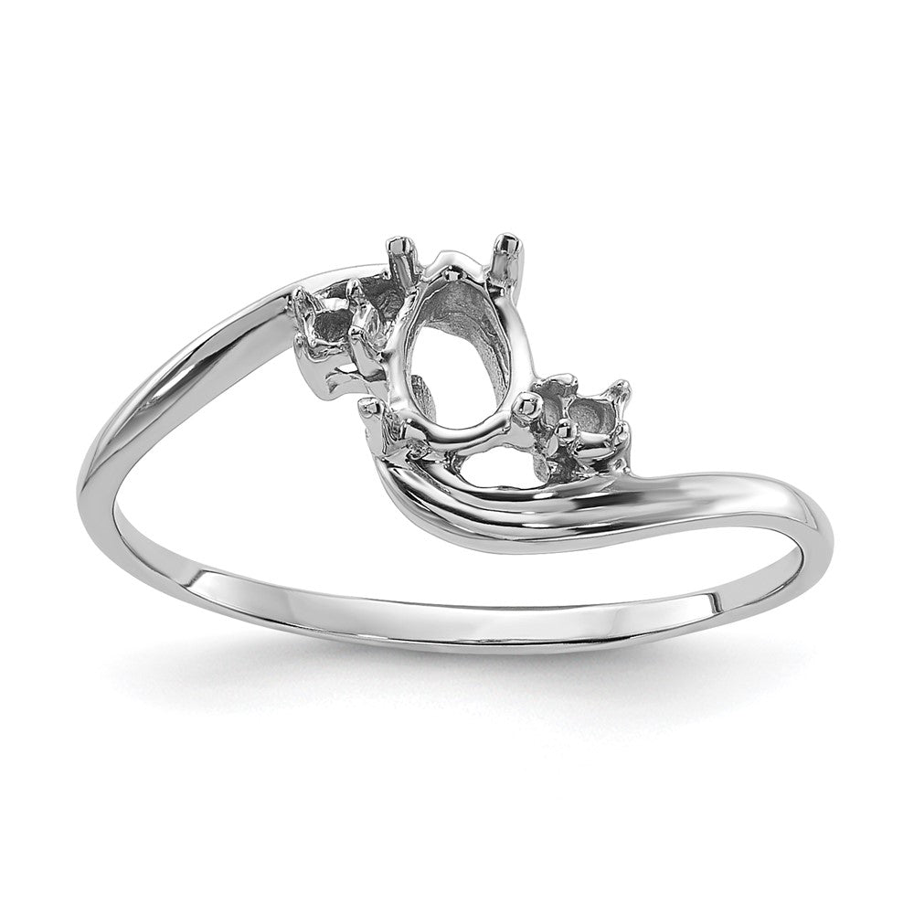 Casted;Polished;14K White gold;Avail. in 10k yellow gold;Avail. in 18k yellow gold;Avail. in 14k yellow gold;Avail. in platinum;Avail. in 18k white gold