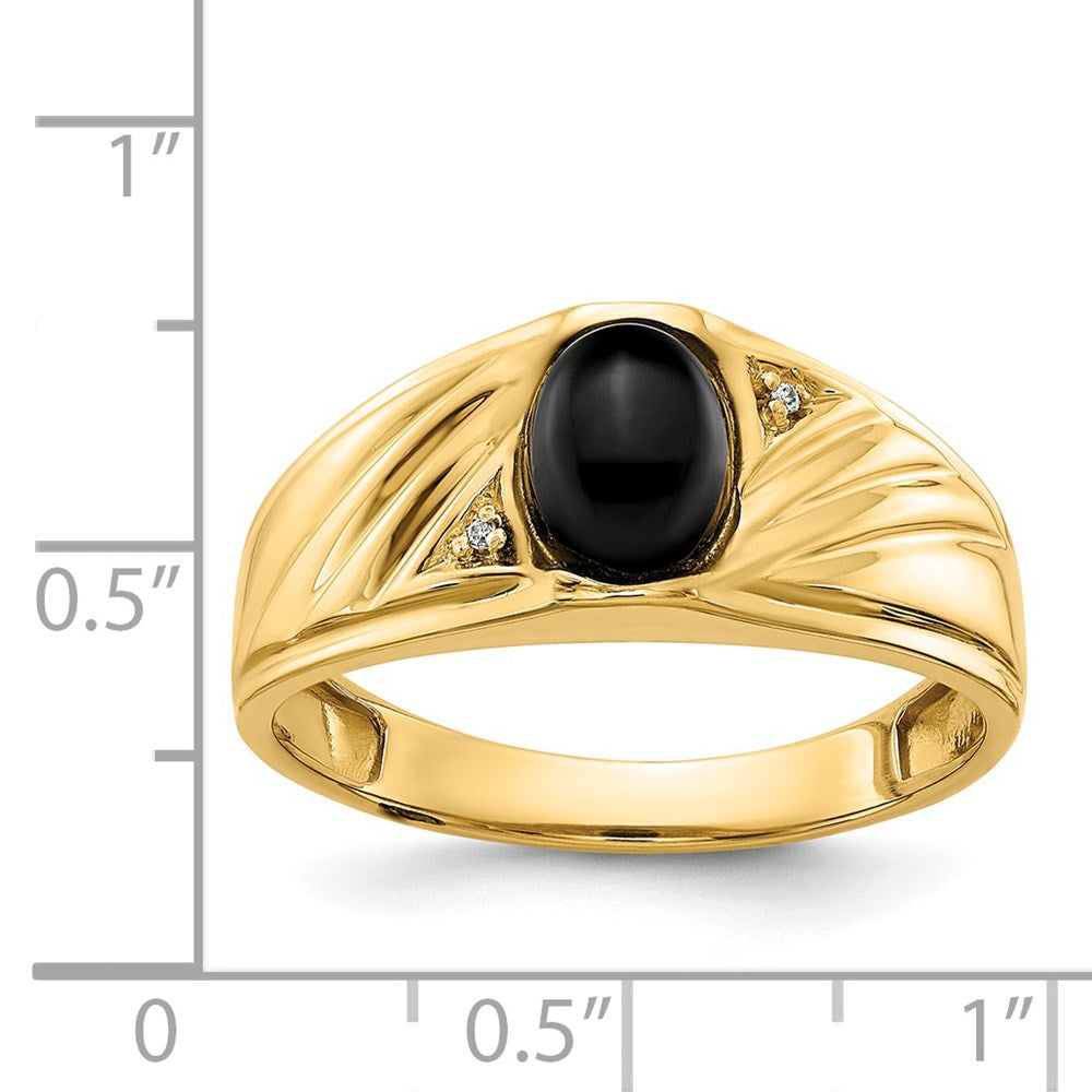 14k AA Diamond men's ring