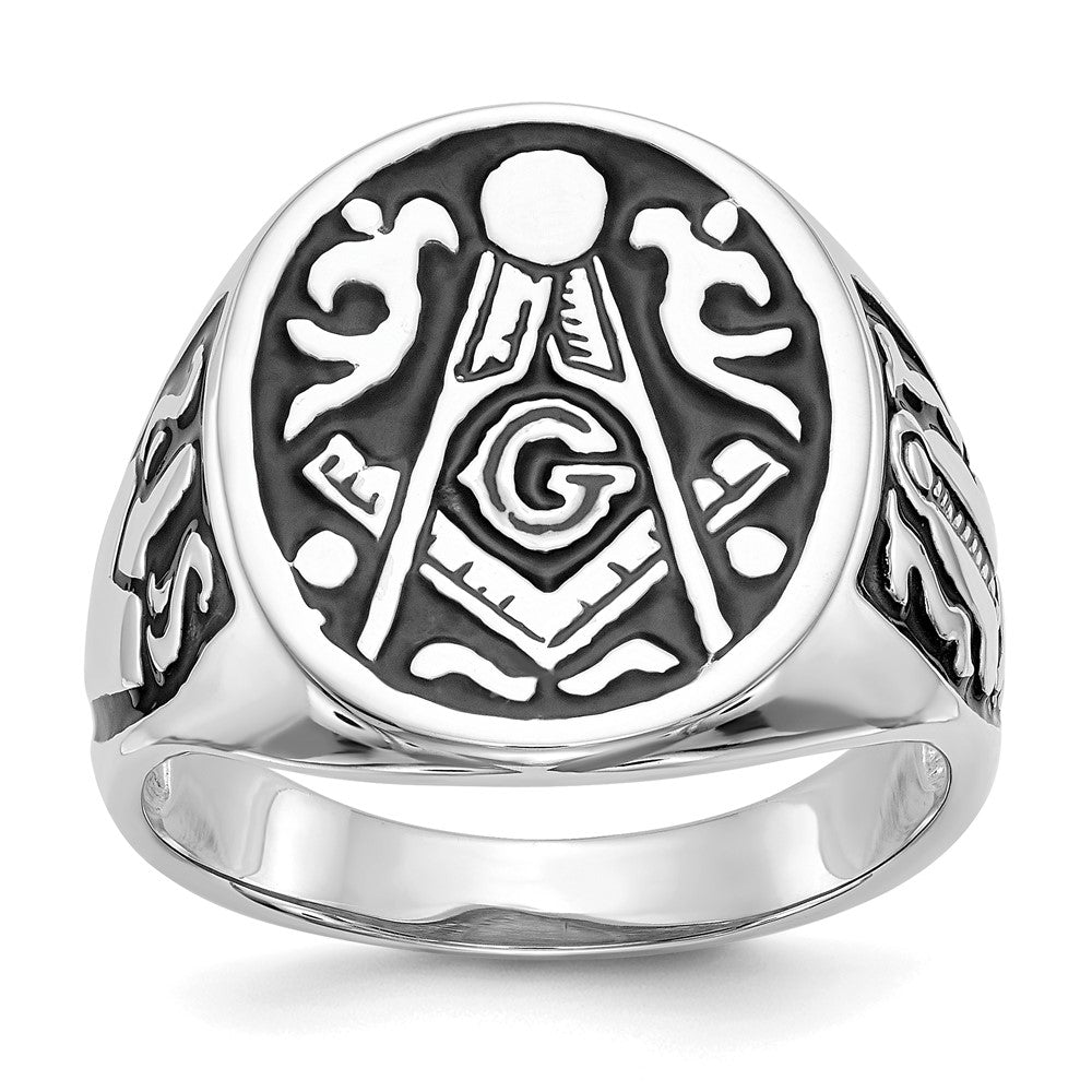 14K White gold;Open back;Enamel;Avail. in 10k yellow gold;Avail. in 18k yellow gold;Avail. in platinum;Not engraveable;Avail. in 10k white gold;Avail. in 18k white gold;Mens