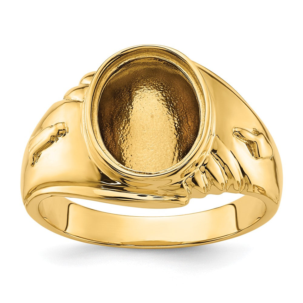 Solid;Polished;14k Yellow gold;Closed back;Avail. in 10k yellow gold;Avail. in 18k yellow gold;Avail. in 14k white gold;Avail. in platinum;Not engraveable;Sizing 2-3 weeks;Avail. in 10k white gold;Avail. in 18k white gold;Mens