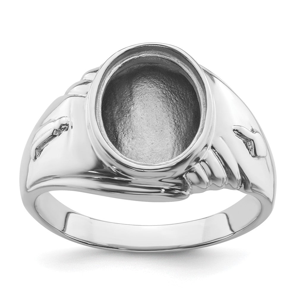 Solid;Polished;14K White gold;Closed back;Avail. in 10k yellow gold;Avail. in 18k yellow gold;Avail. in 14k yellow gold;Avail. in platinum;Not engraveable;Sizing 2-3 weeks;Avail. in 10k white gold;Avail. in 18k white gold;Mens