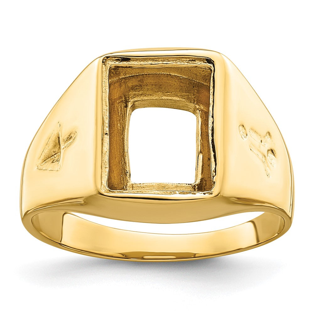 14k Yellow gold;Open back;Avail. in 10k yellow gold;Avail. in 18k yellow gold;Avail. in 14k white gold;Avail. in platinum;Not engraveable;Sizing 2-3 weeks;Avail. in 10k white gold;Avail. in 18k white gold;Mens