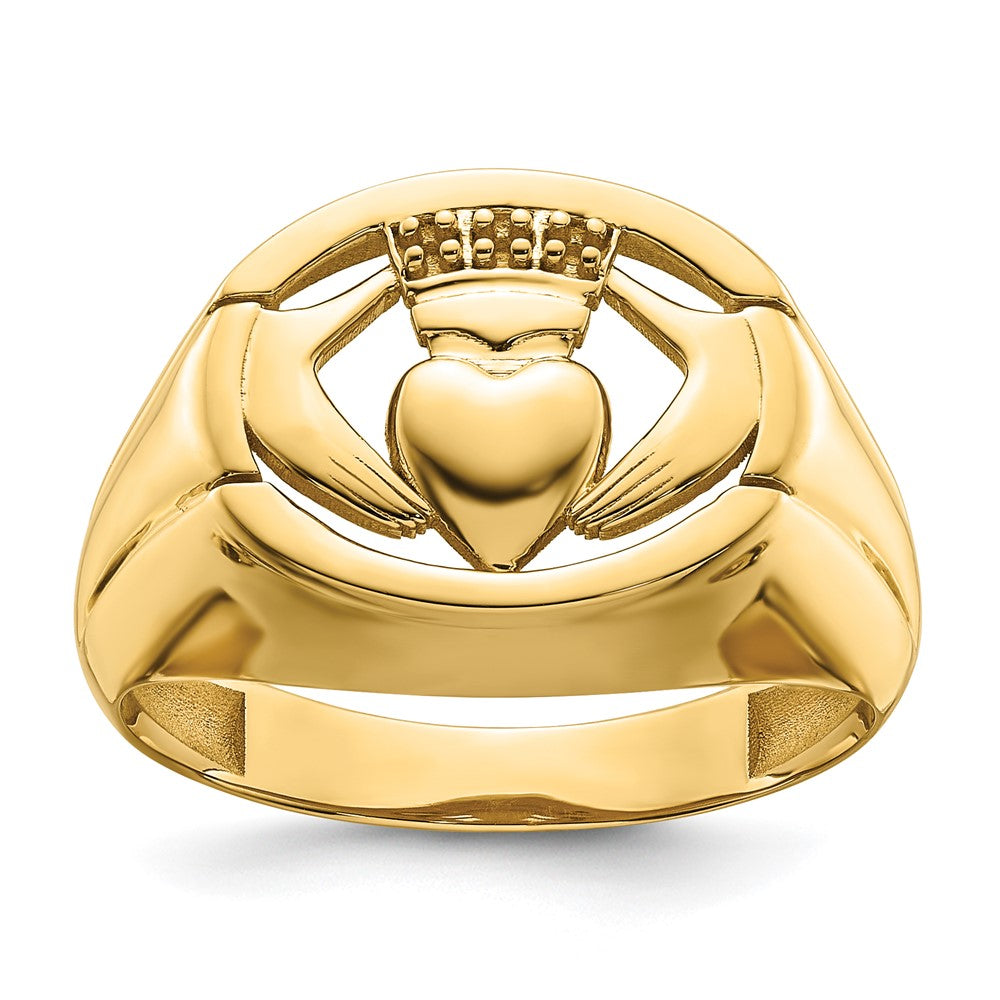 Casted;Polished;14k Yellow gold;Open back;Avail. in 10k yellow gold;Avail. in 18k yellow gold;Avail. in 14k white gold;Avail. in platinum;Avail. in 10k white gold;Avail. in 18k white gold