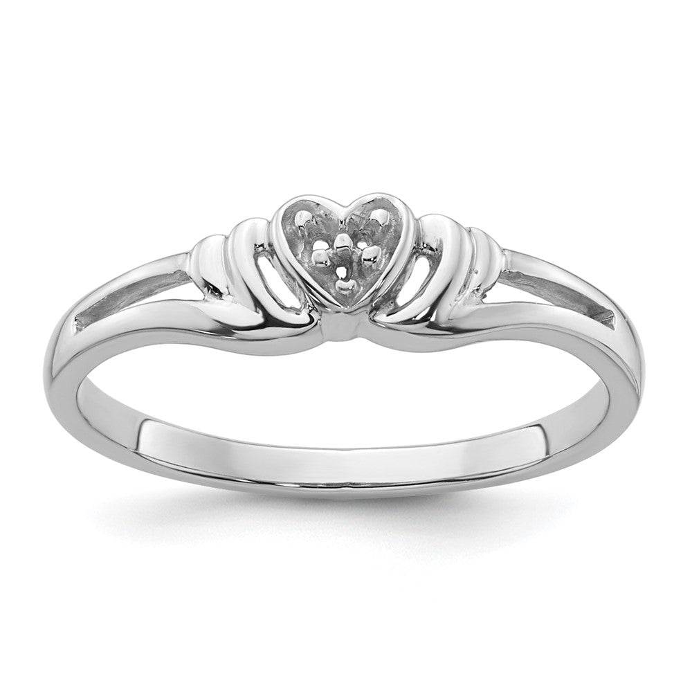 Casted;Polished;14K White gold;Avail. in 10k yellow gold;Avail. in 18k yellow gold;Prong set;Sizing 3-10 days;Avail. in 18k white gold