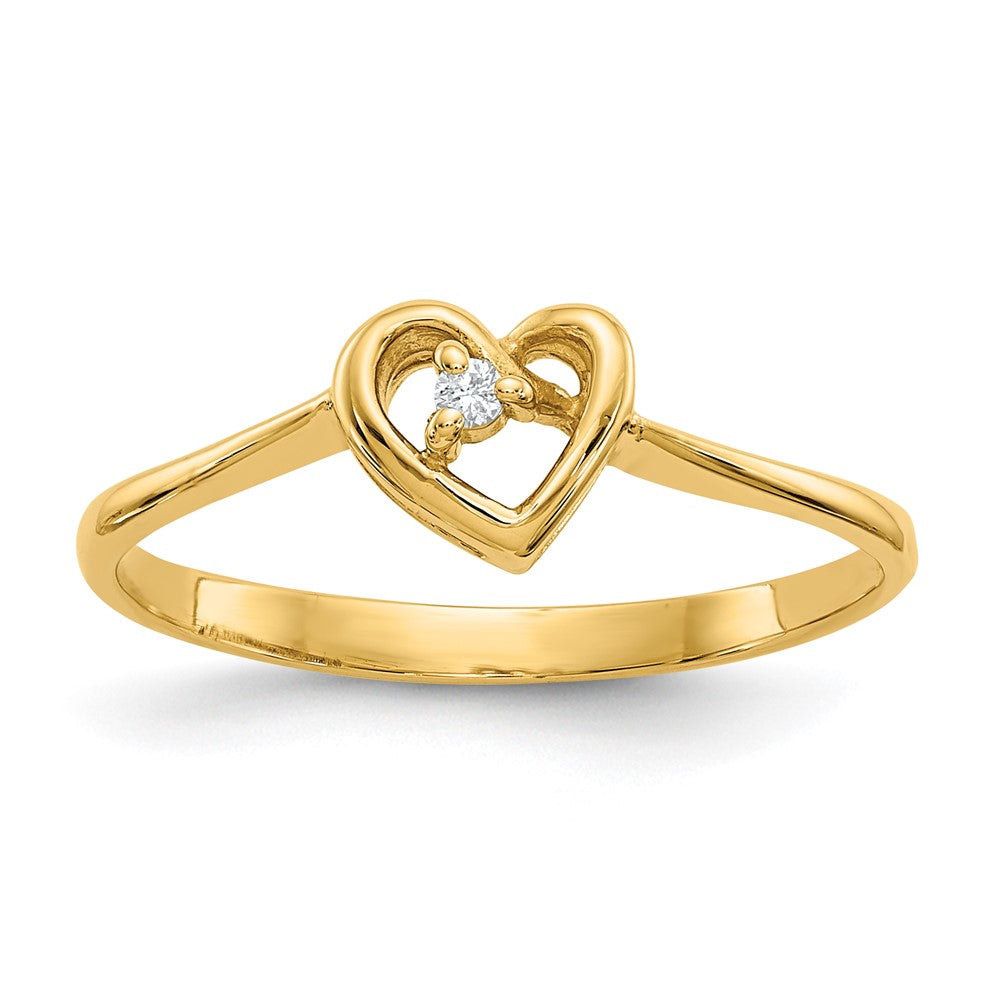 Casted;Polished;14k Yellow gold;Diamond;Avail. in 10k yellow gold;Avail. in 18k yellow gold;Prong set;Sizing 3-10 days;Avail. in 18k white gold;A quality