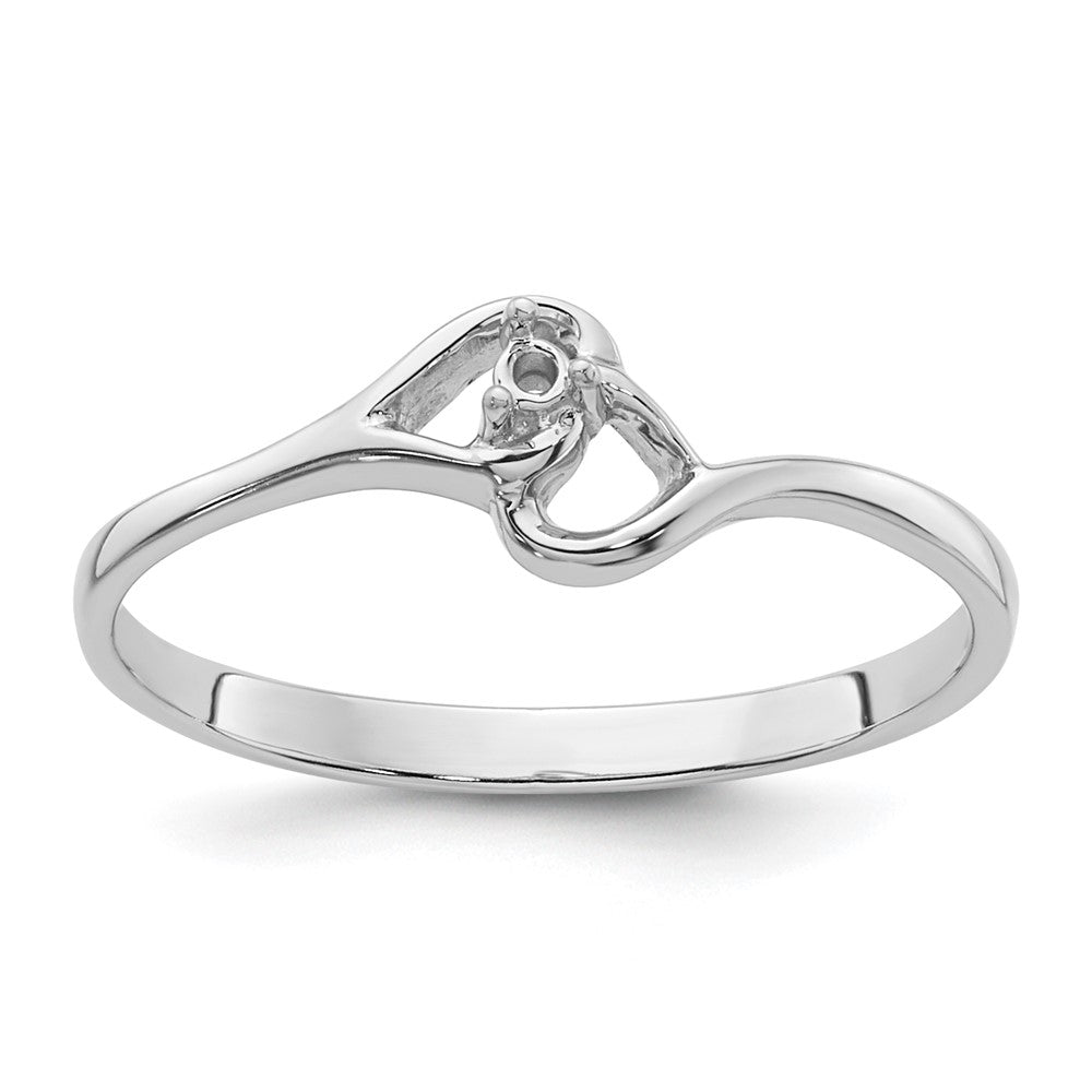 Casted;Polished;14K White gold;Diamond;Avail. in 10k yellow gold;Avail. in 18k yellow gold;Prong set;Sizing 3-10 days;Avail. in 18k white gold