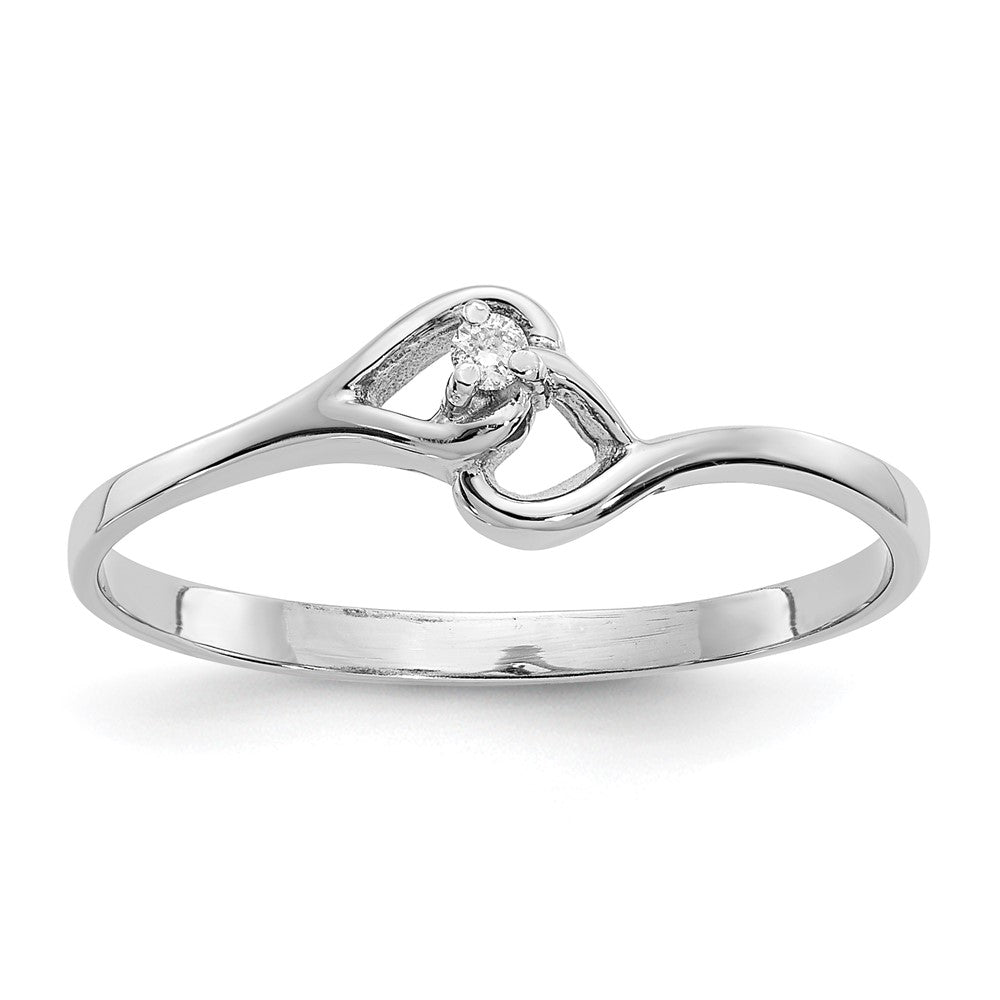 Casted;Polished;14K White gold;Diamond;Avail. in 10k yellow gold;Avail. in 18k yellow gold;Prong set;Sizing 3-10 days;Avail. in 18k white gold;AA quality