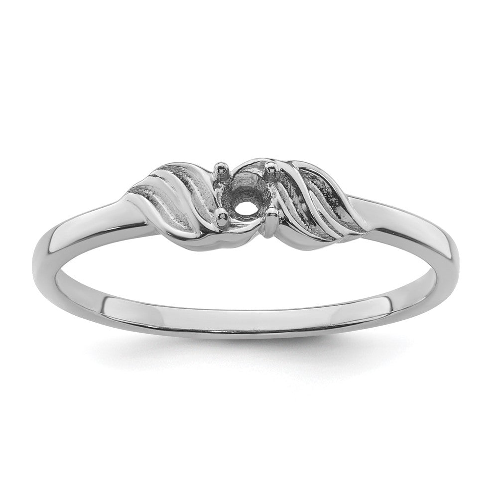 Casted;Polished;14K White gold;Avail. in 10k yellow gold;Avail. in 18k yellow gold;Sizing 3-10 days;Avail. in 18k white gold