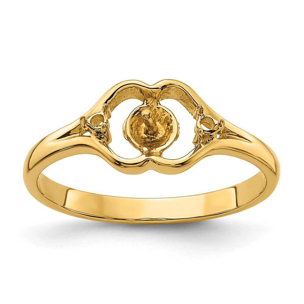Casted;Polished;14k Yellow gold;Avail. in 10k yellow gold;Avail. in 18k yellow gold;Avail. in 14k white gold;Sizing 2-3 weeks;Avail. in 18k white gold