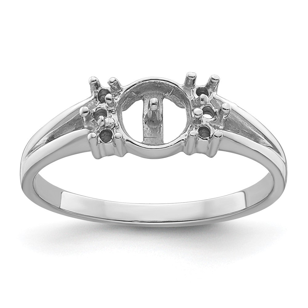 Casted;Polished;14K White gold;Avail. in 10k yellow gold;Avail. in 18k yellow gold;Sizing 2-3 weeks;Avail. in 18k white gold