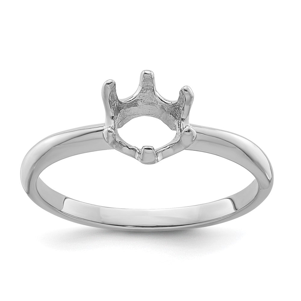 Casted;Polished;14K White gold;Avail. in 10k yellow gold;Avail. in 18k yellow gold;Sizing 2-3 weeks;Avail. in 18k white gold