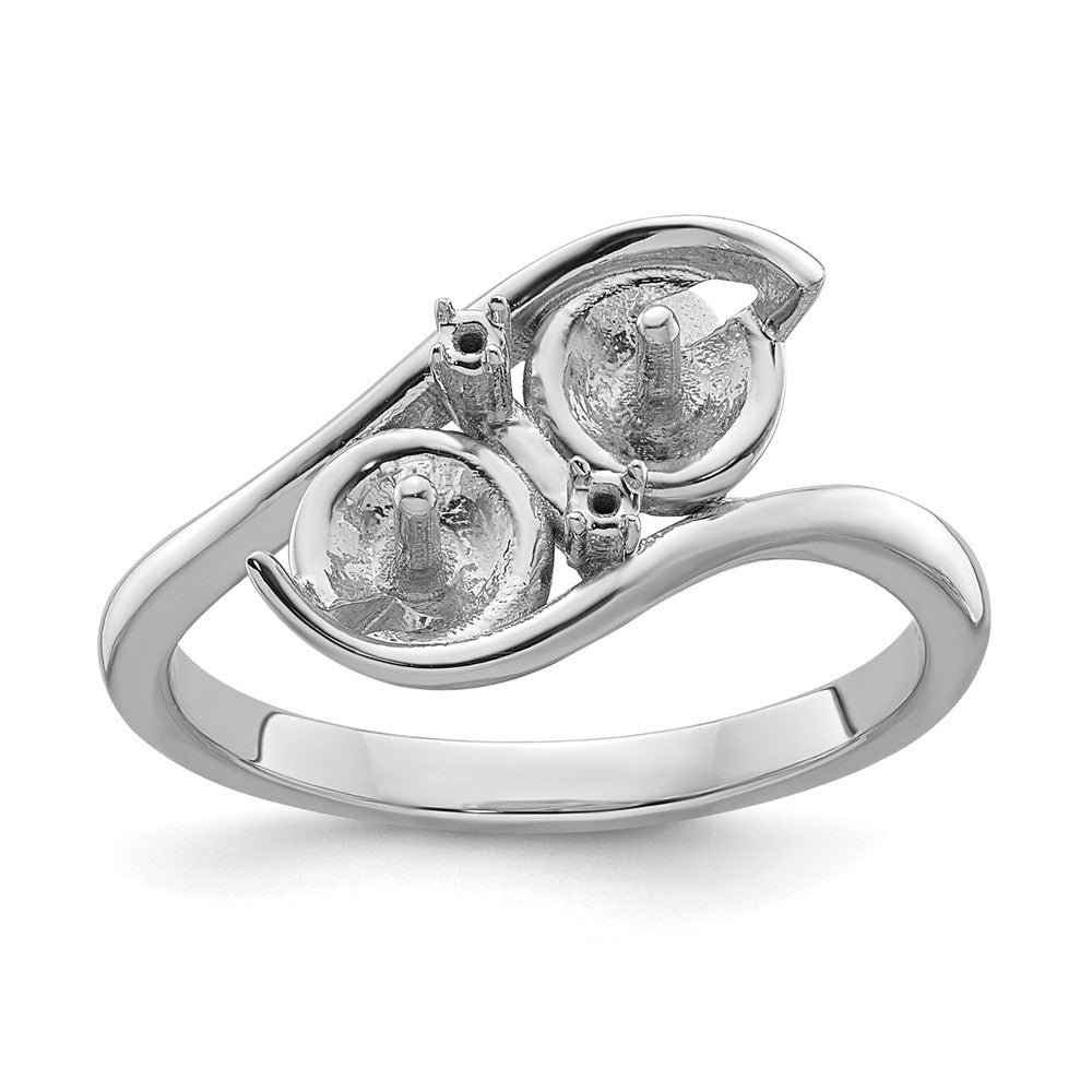 Casted;Polished;14K White gold;Avail. in 10k yellow gold;Avail. in 18k yellow gold;Avail. in 18k white gold