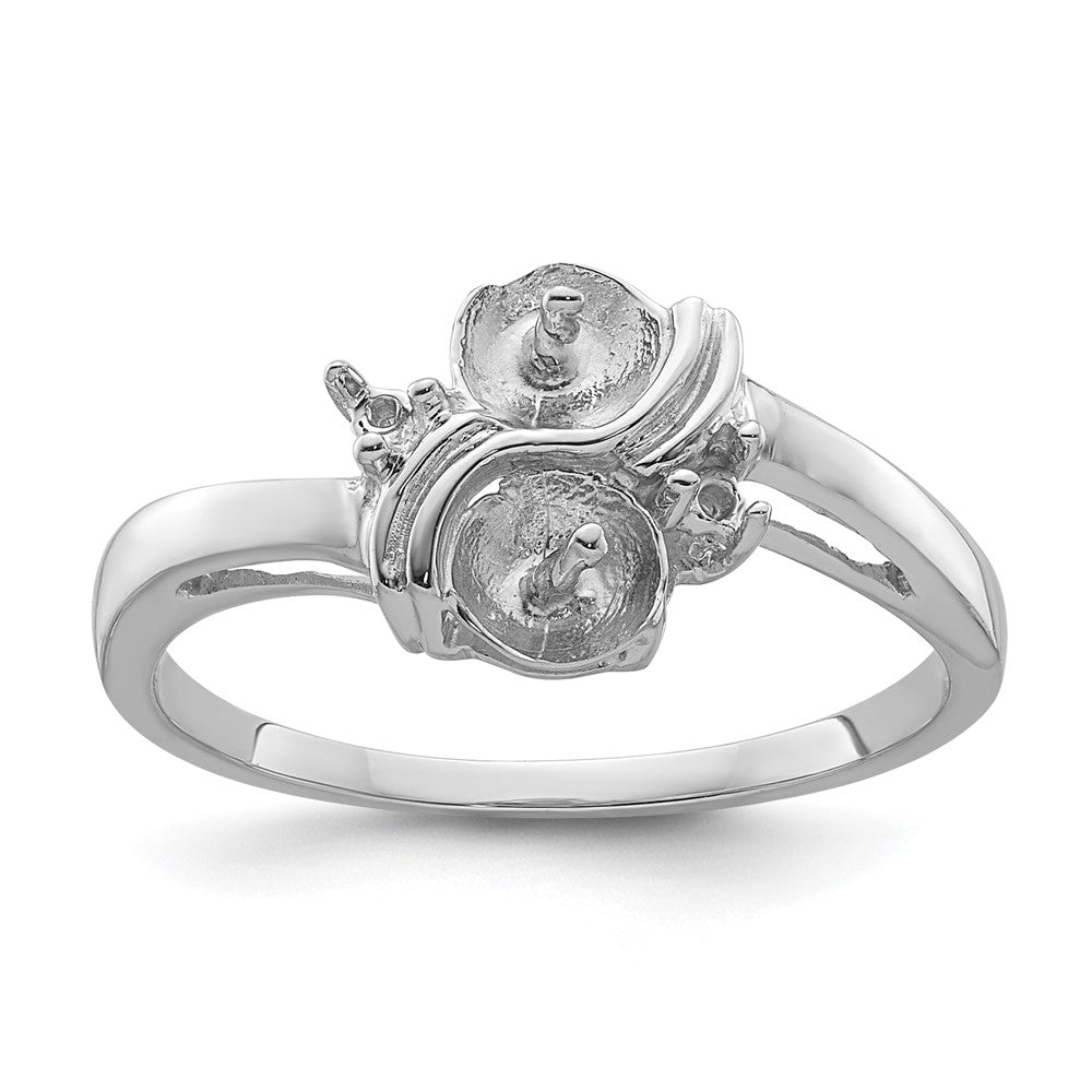 Casted;Polished;14K White gold;Avail. in 10k yellow gold;Avail. in 18k yellow gold;Avail. in 18k white gold