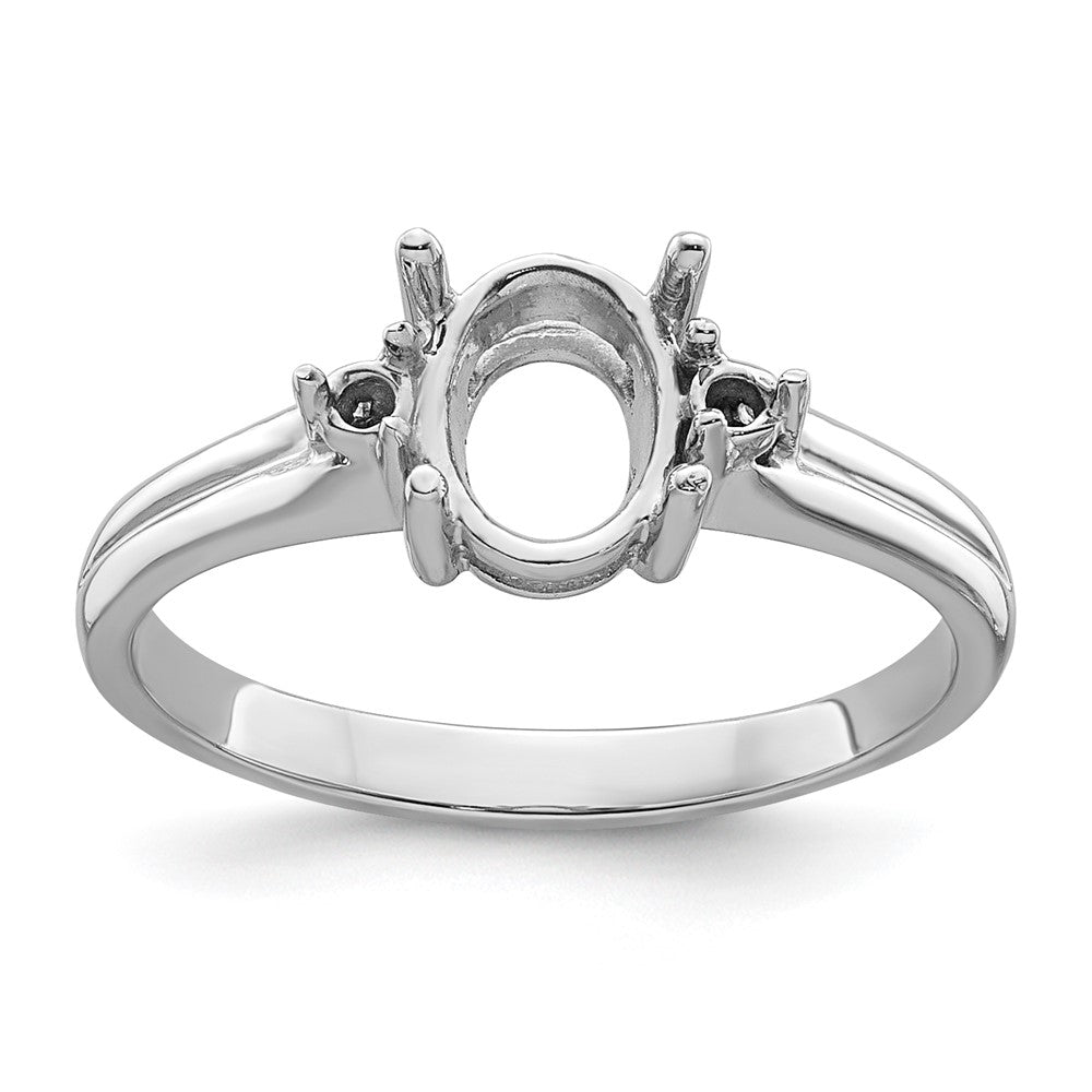 Casted;Polished;14K White gold;In-house sizing;Avail. in 10k yellow gold;Avail. in 18k yellow gold;Avail. in 14k yellow gold;Avail. in platinum;Avail. in 18k white gold