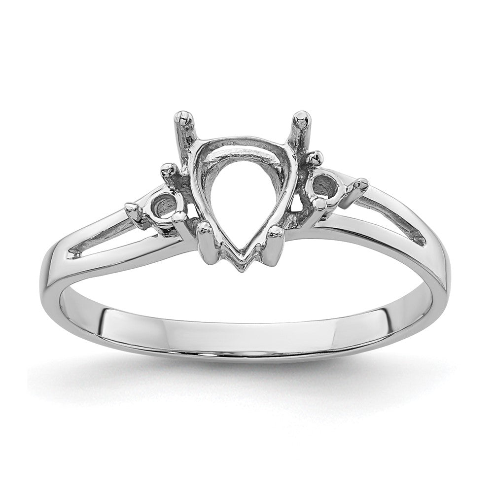 Casted;Polished;14K White gold;In-house sizing;Avail. in 10k yellow gold;Avail. in 18k yellow gold;Avail. in 14k yellow gold;Avail. in platinum;Avail. in 18k white gold