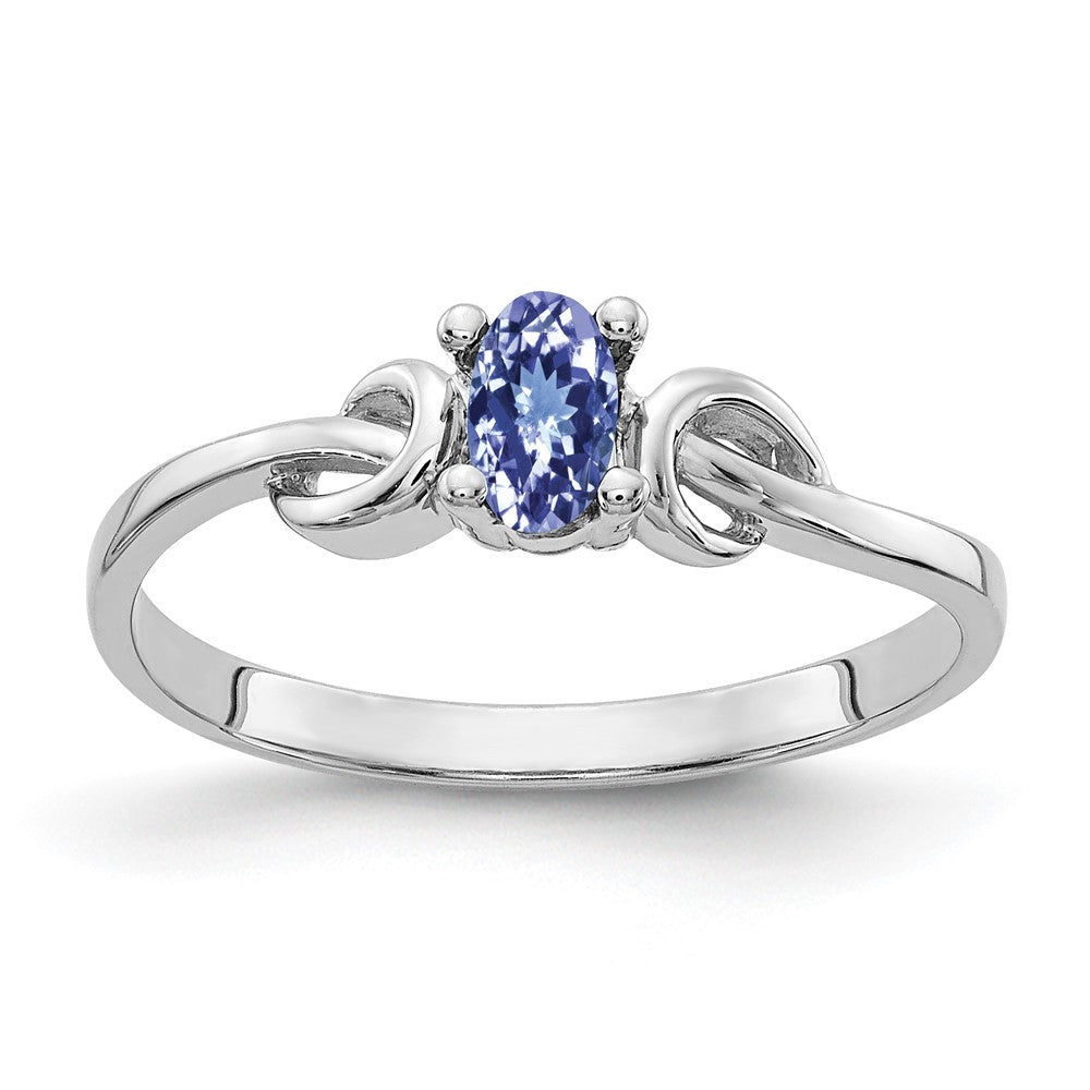 Casted;Polished;14K White gold;Genuine;In-house sizing;Tanzanite;Avail. in 10k yellow gold;Avail. in 18k yellow gold;Avail. in platinum;Avail. in 18k white gold;Oval