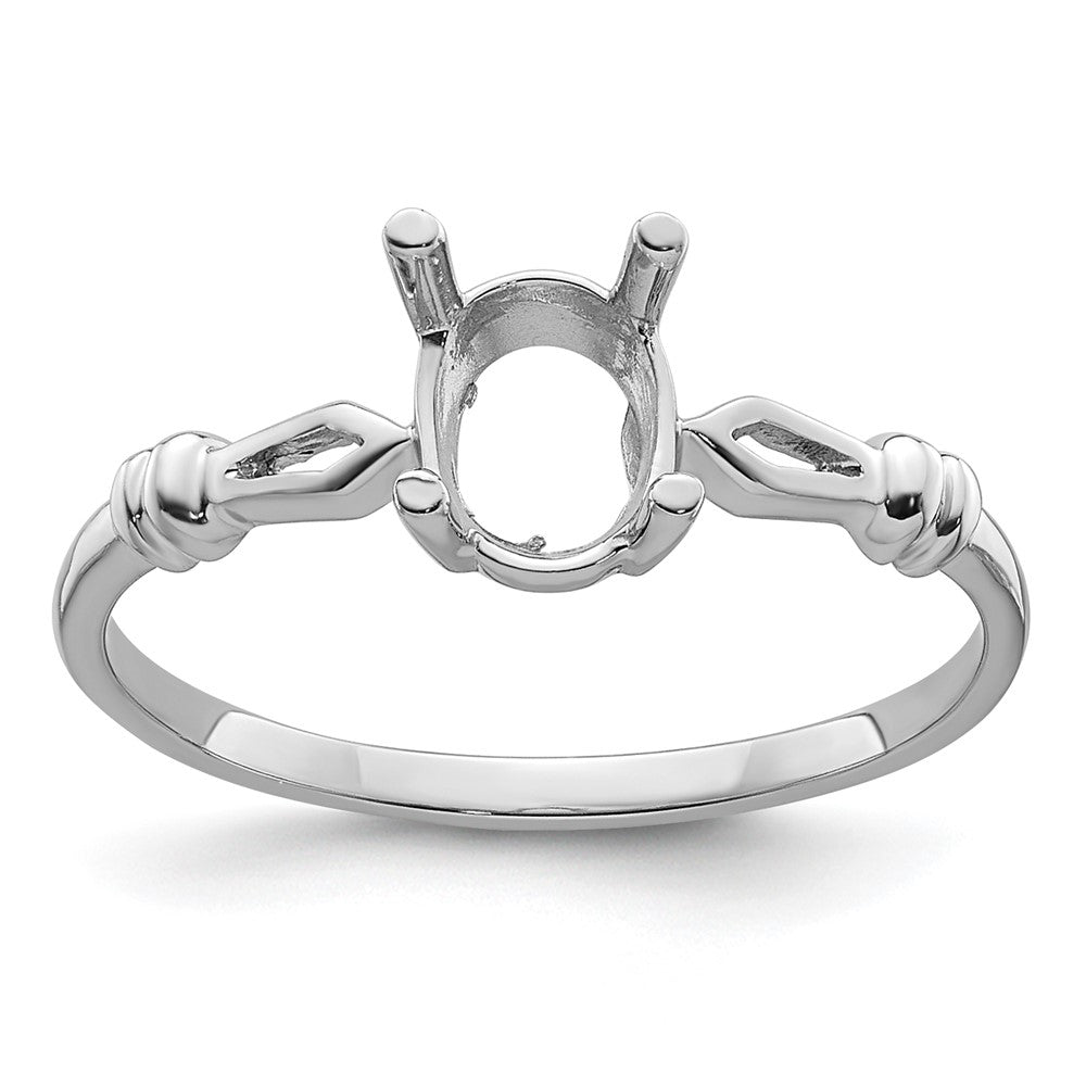 Casted;Polished;14K White gold;In-house sizing;Avail. in 10k yellow gold;Avail. in 18k yellow gold;Avail. in platinum;Avail. in 18k white gold