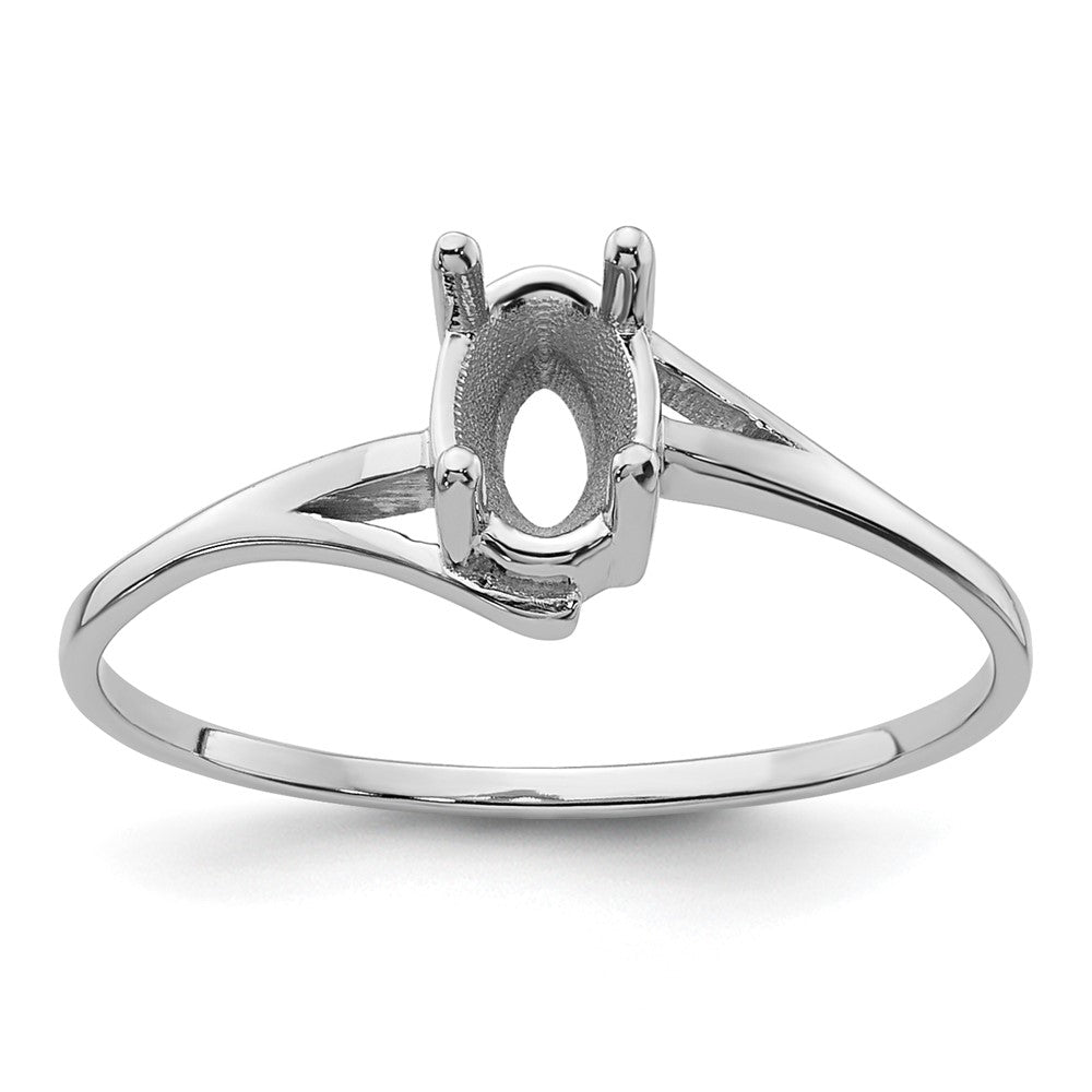 Casted;Polished;14K White gold;In-house sizing;Avail. in 10k yellow gold;Avail. in 18k yellow gold;Avail. in platinum;Avail. in 18k white gold