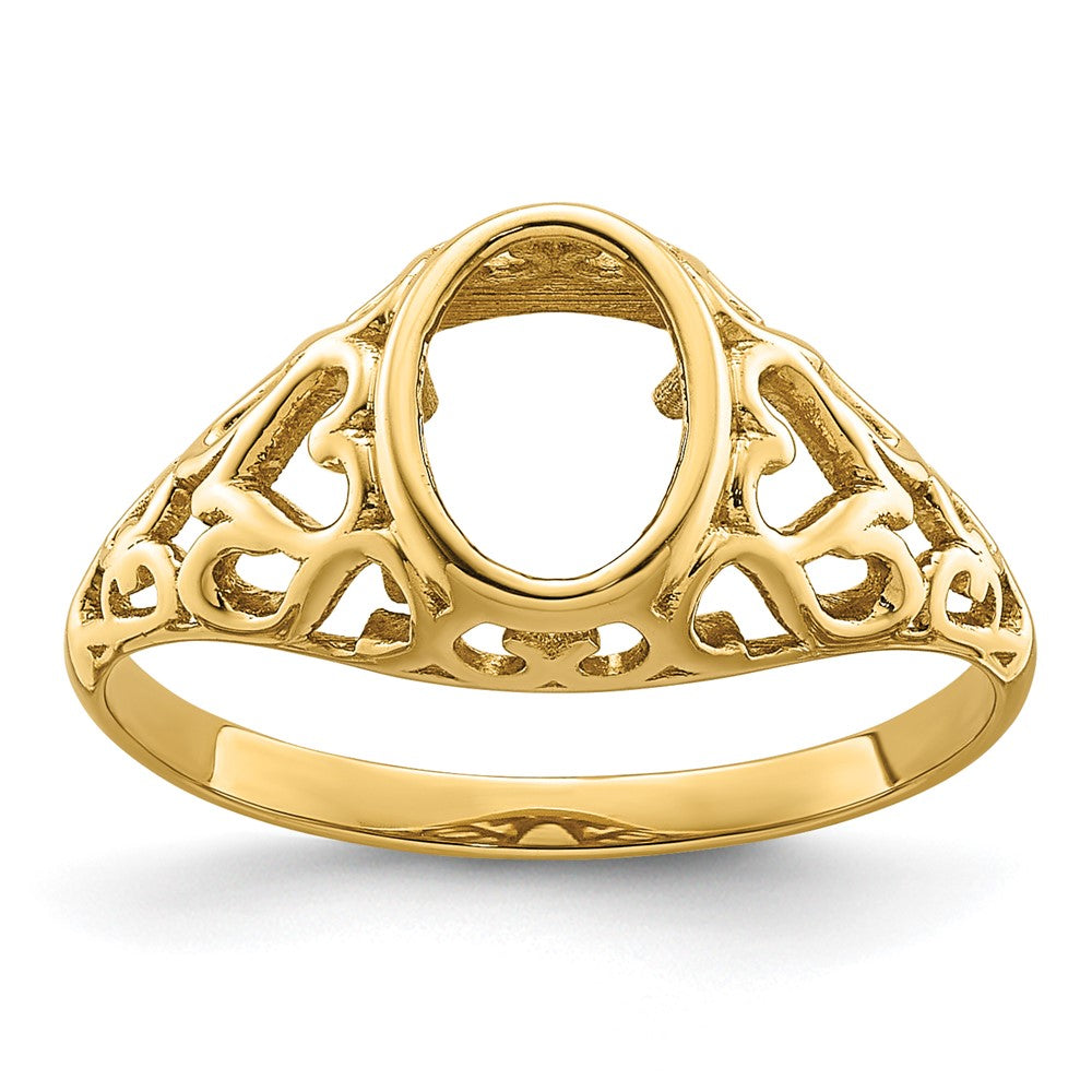 Casted;Polished;14k Yellow gold;In-house sizing;Avail. in 10k yellow gold;Avail. in 18k yellow gold;Avail. in platinum;Avail. in 18k white gold