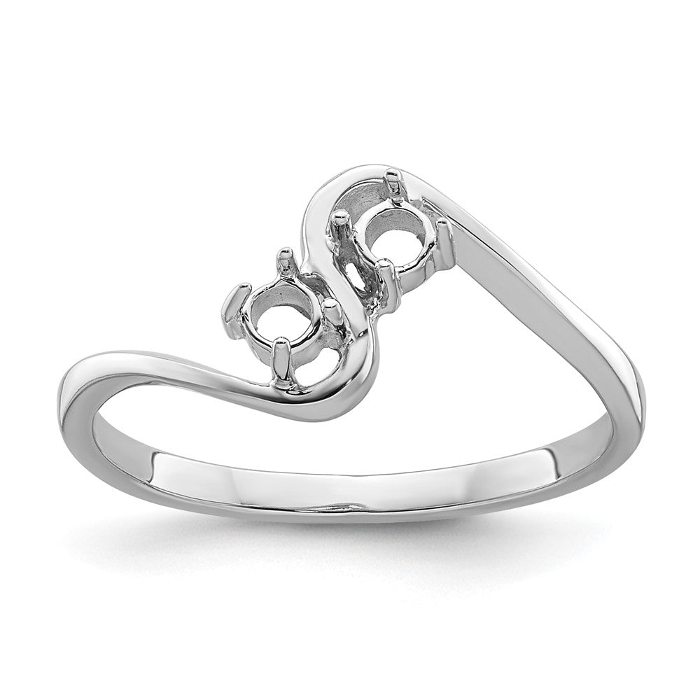 Casted;Polished;14K White gold;In-house sizing;Avail. in 10k yellow gold;Avail. in 18k yellow gold;Avail. in 14k yellow gold;Avail. in platinum;Avail. in 18k white gold
