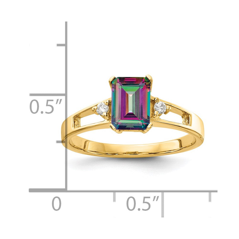 14k AA Diamond ring
