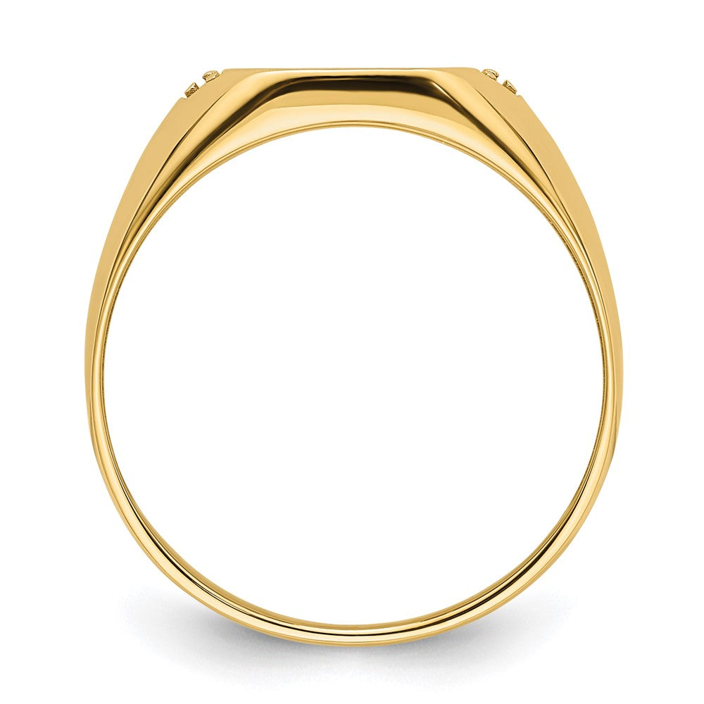 14k Men's Band Mounting