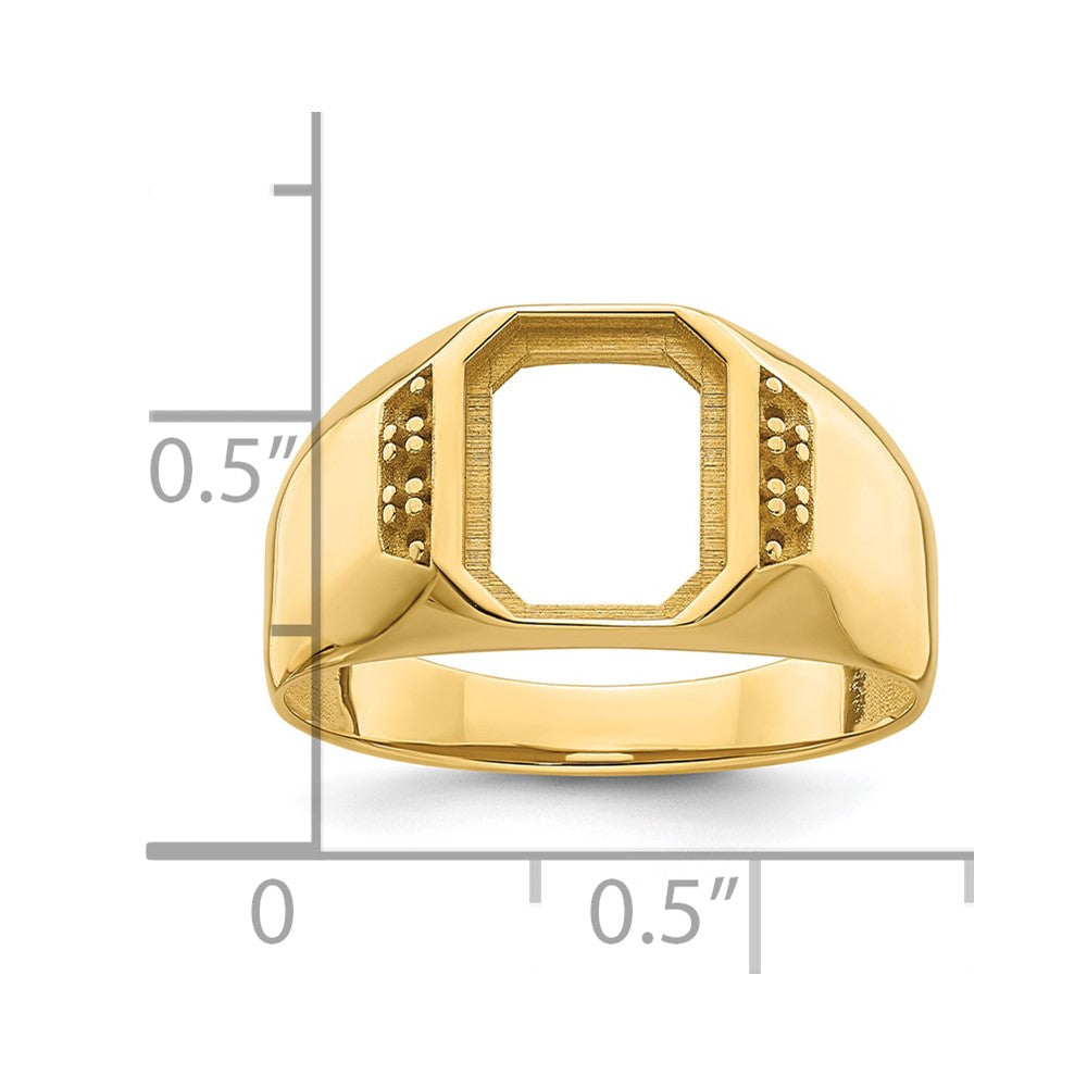 14k Men's Band Mounting