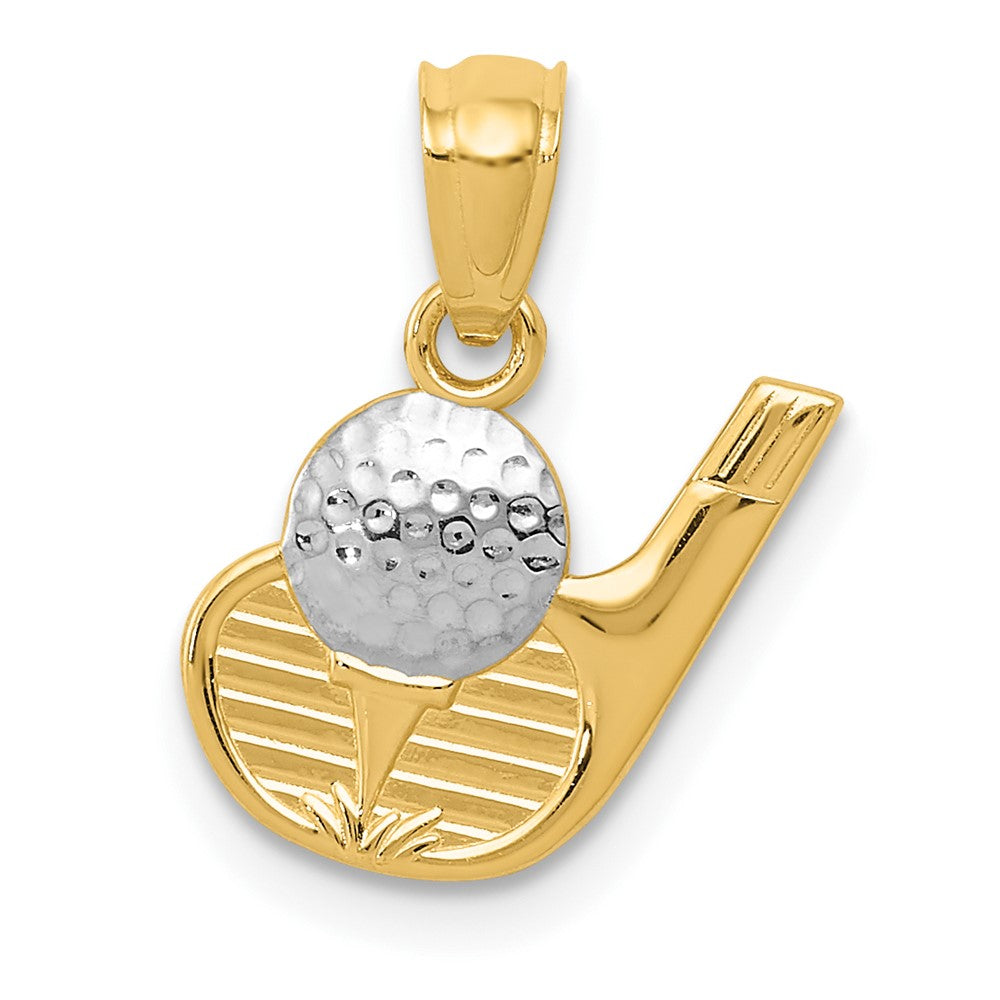 Polished;Open back;14K Yellow gold & rhodium
