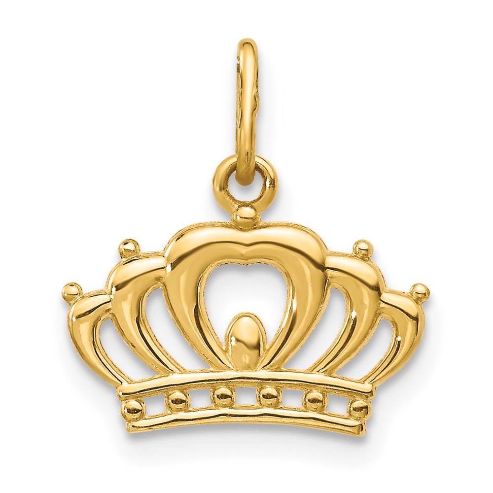 Solid;Polished;14k Yellow gold;Open back