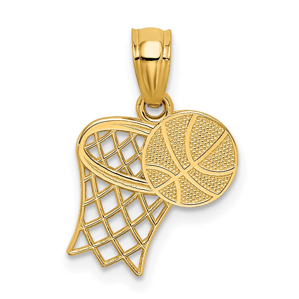 Polished;14k Yellow gold;Textured