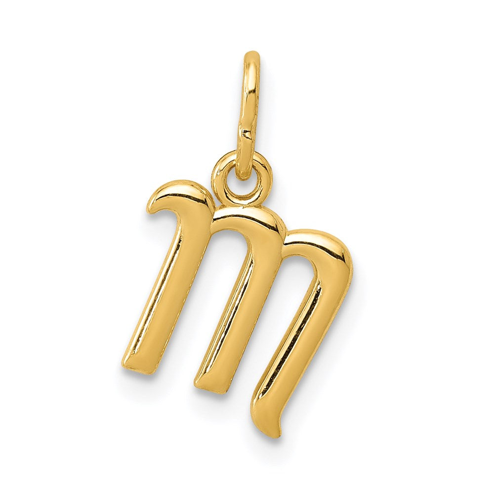 Polished;14k Yellow gold;Textured back