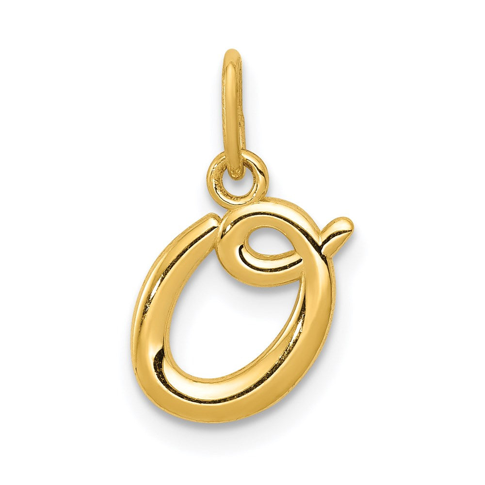 Polished;14k Yellow gold;Textured back