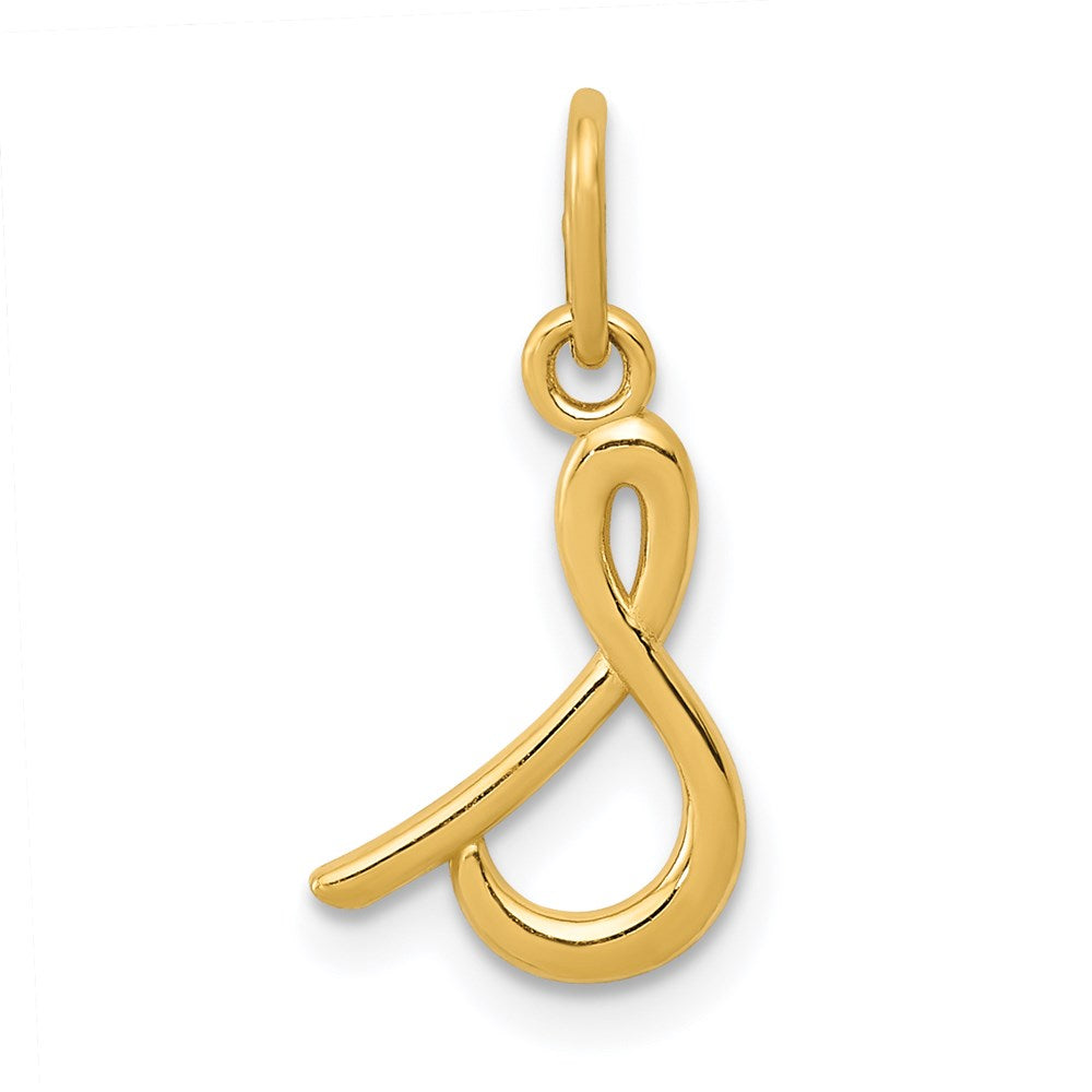Polished;14k Yellow gold;Textured back