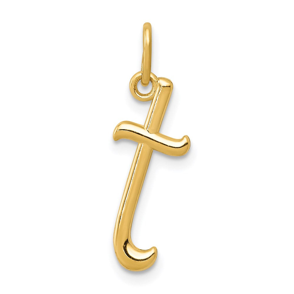 Polished;14k Yellow gold;Textured back
