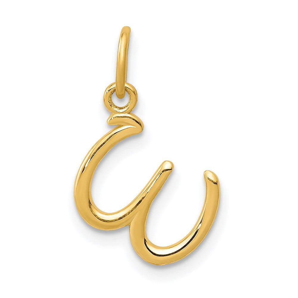 Polished;14k Yellow gold;Textured back