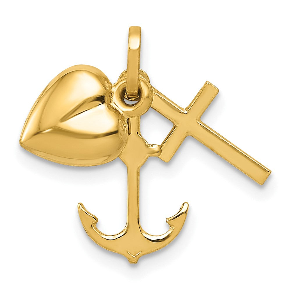 Casted;Polished;14k Yellow gold