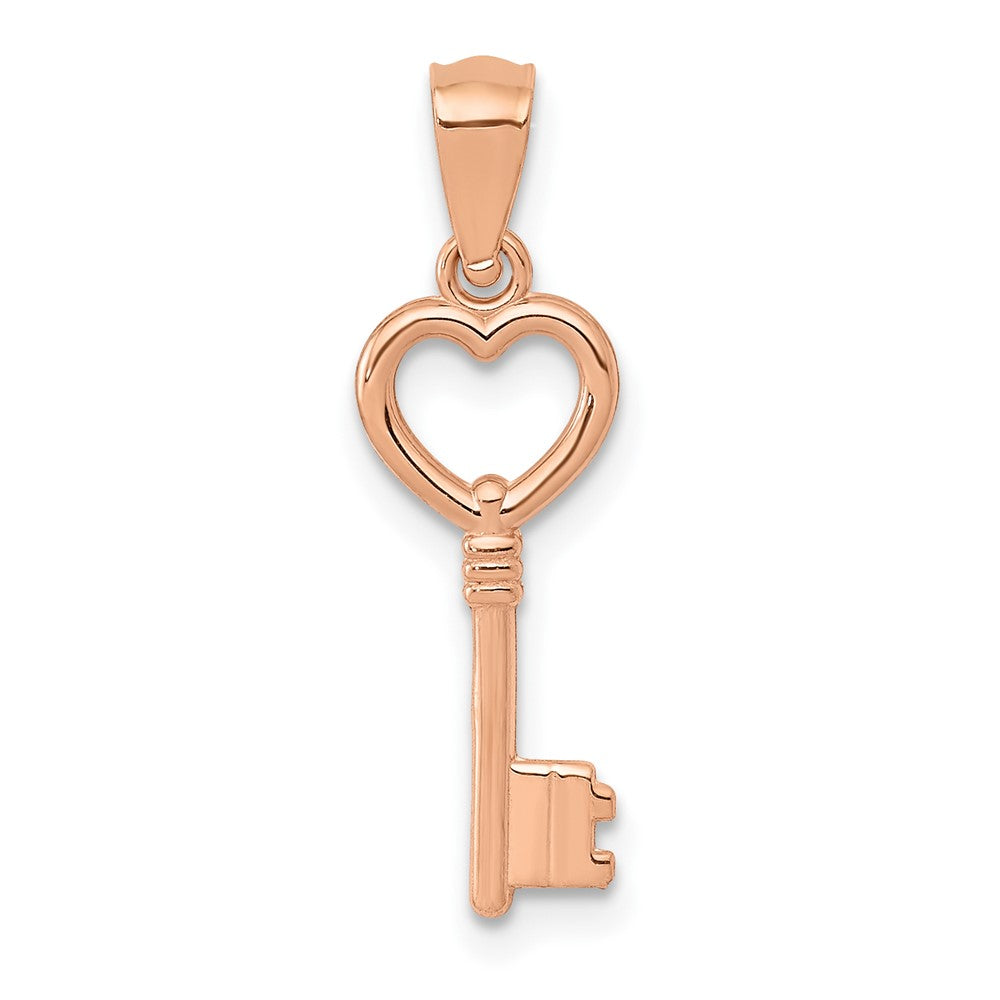 Polished;3-D;14k Rose gold