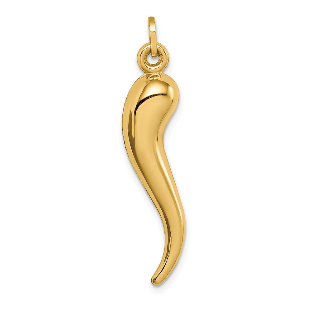 Polished;3-D;14k Yellow gold;Hollow