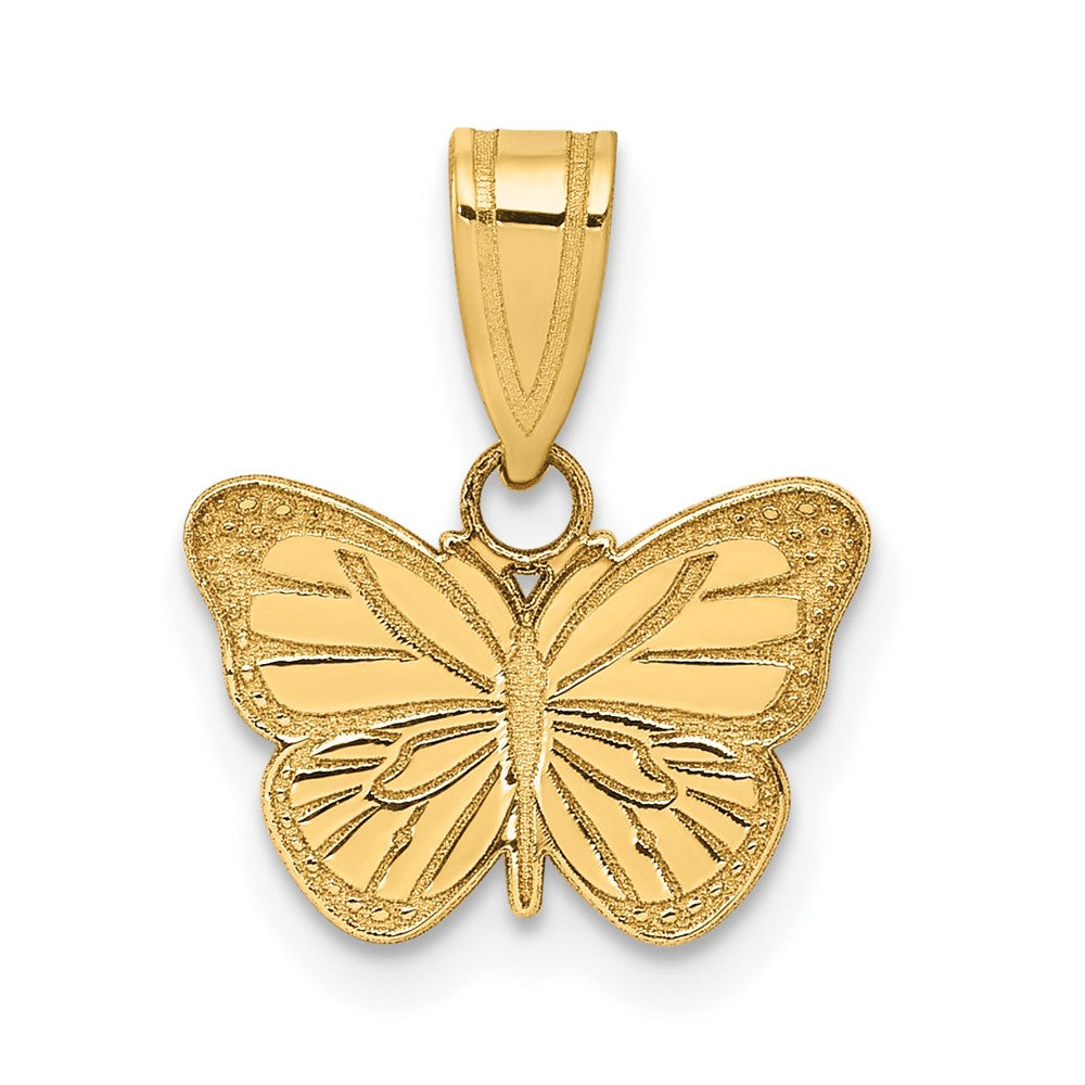 Polished;14k Yellow gold;Polished back;Laser-cut