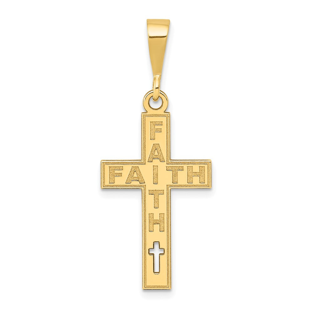 Polished;14k Yellow gold;Stamped;Flat back;Laser-cut;Satin Back