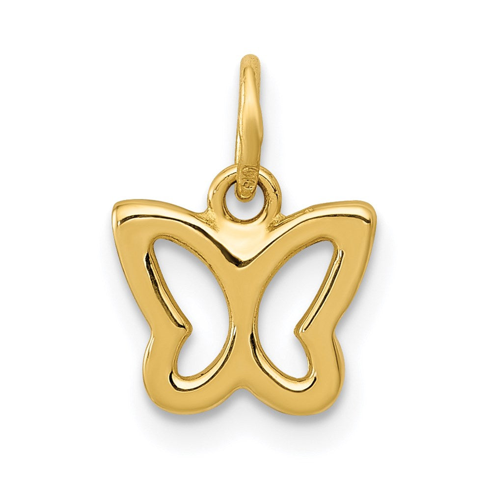 Polished;14k Yellow gold;Cut-out