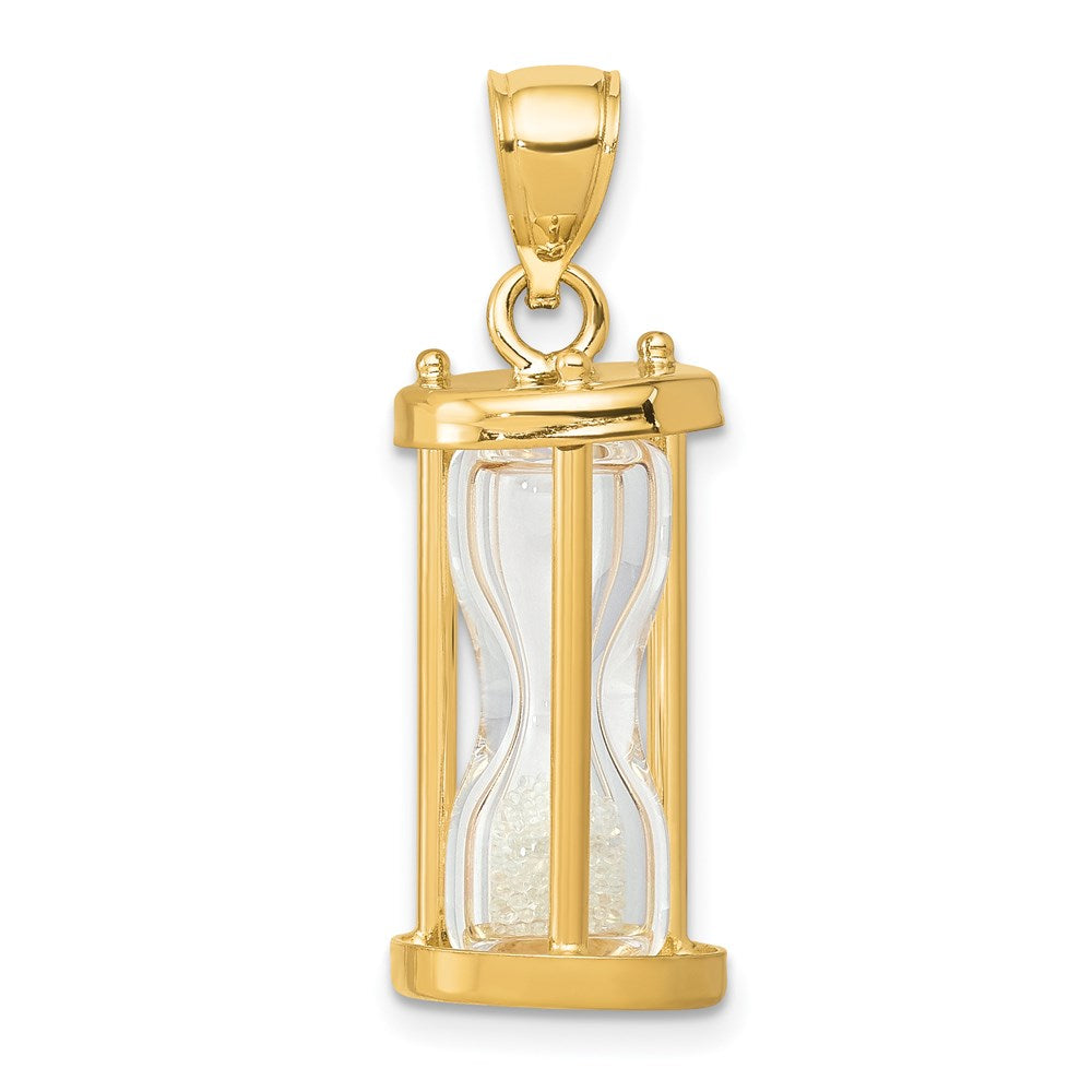 Polished;3-D;14k Yellow gold