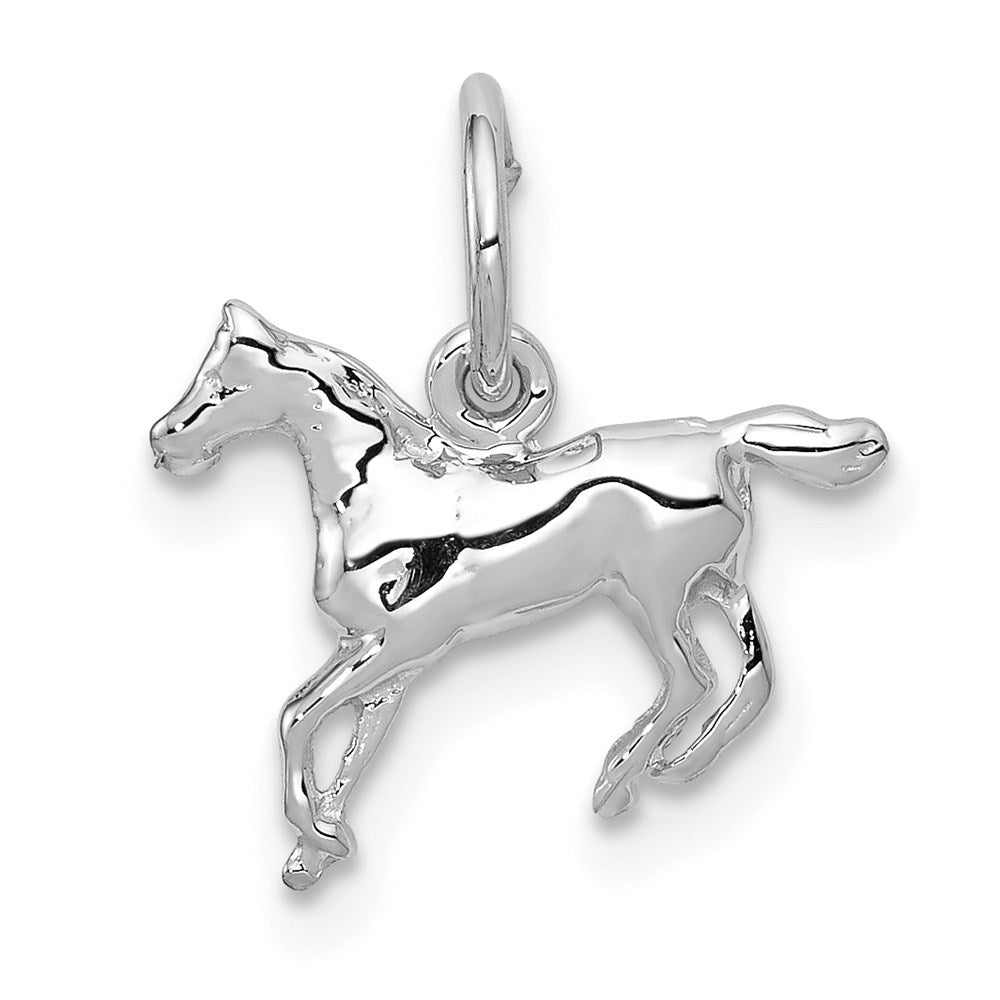 Casted;Polished;14K White gold;Open back