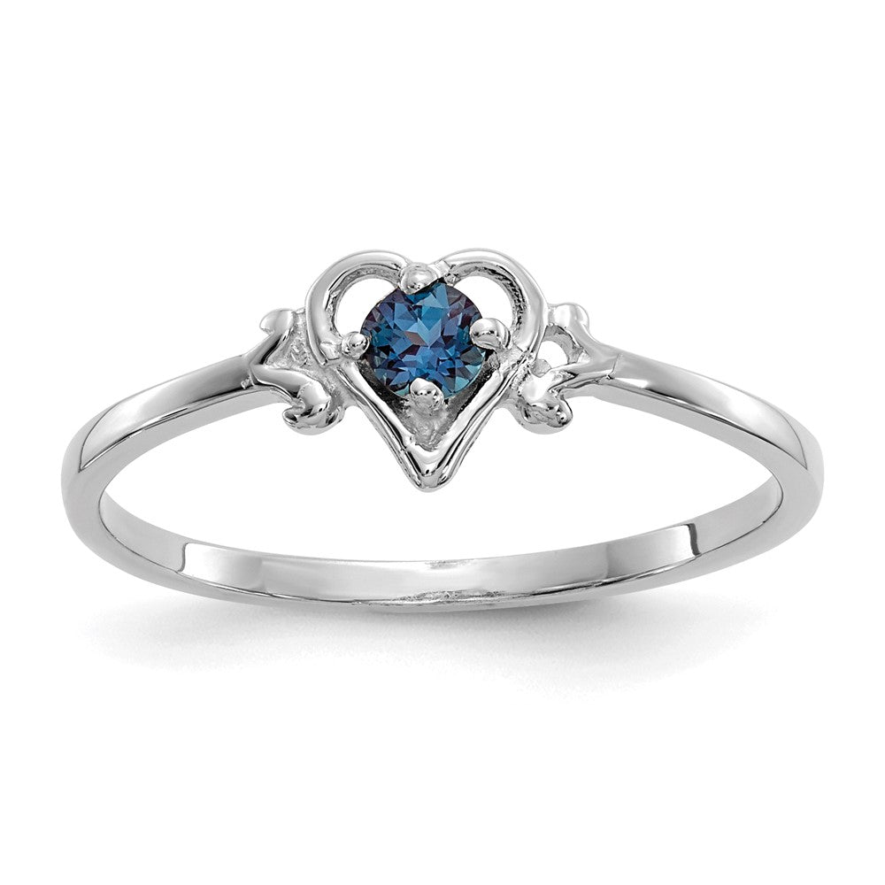 Casted;Polished;14K White gold;Created