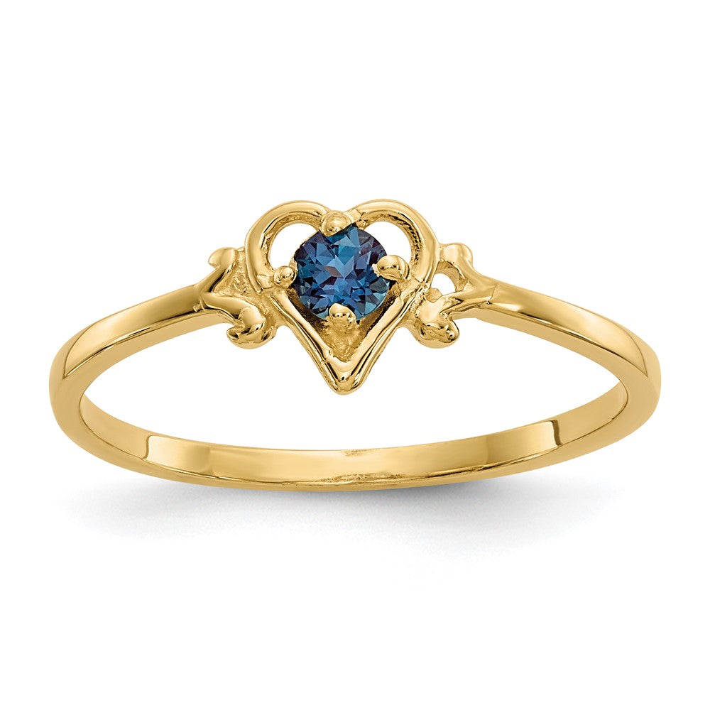 Casted;Polished;14k Yellow gold;Created