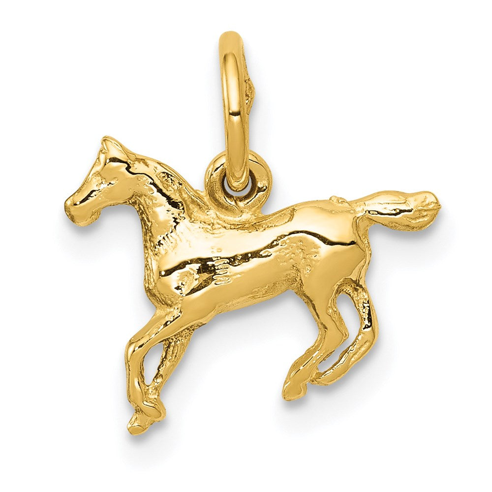Casted;Polished;14k Yellow gold;Open back