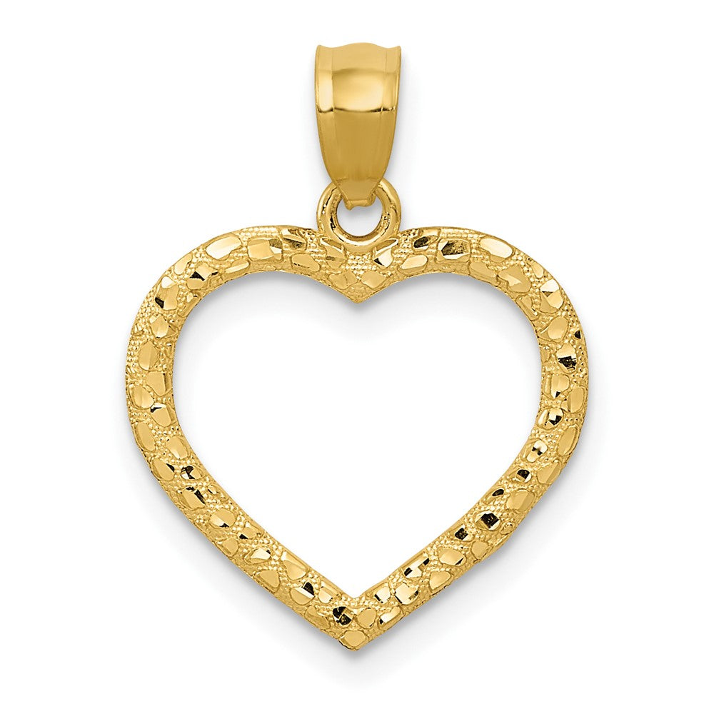 Casted;Diamond-cut;Polished;14k Yellow gold