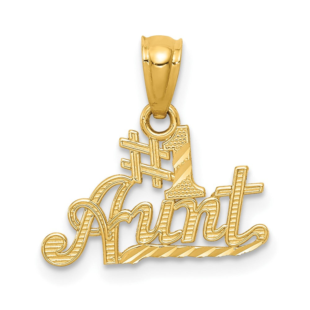 Diamond-cut;Polished;14k Yellow gold;Textured back
